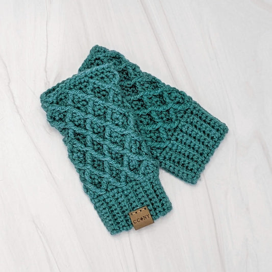 Diamond Trio Fingerless Gloves