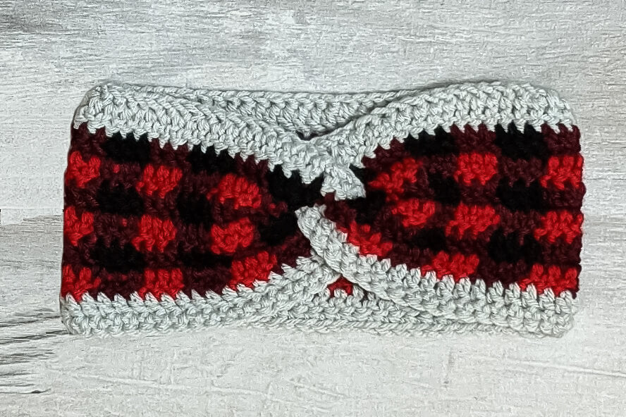 Macey Plaid Ear Warmer