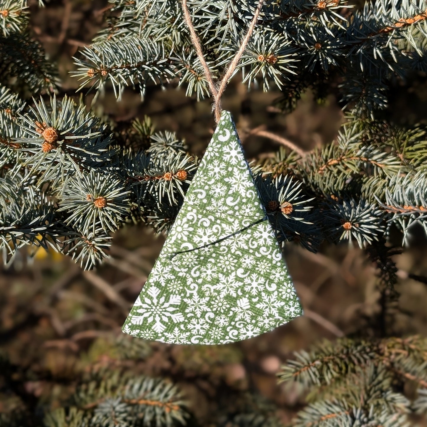 Christmas Tree Fabric Ornament