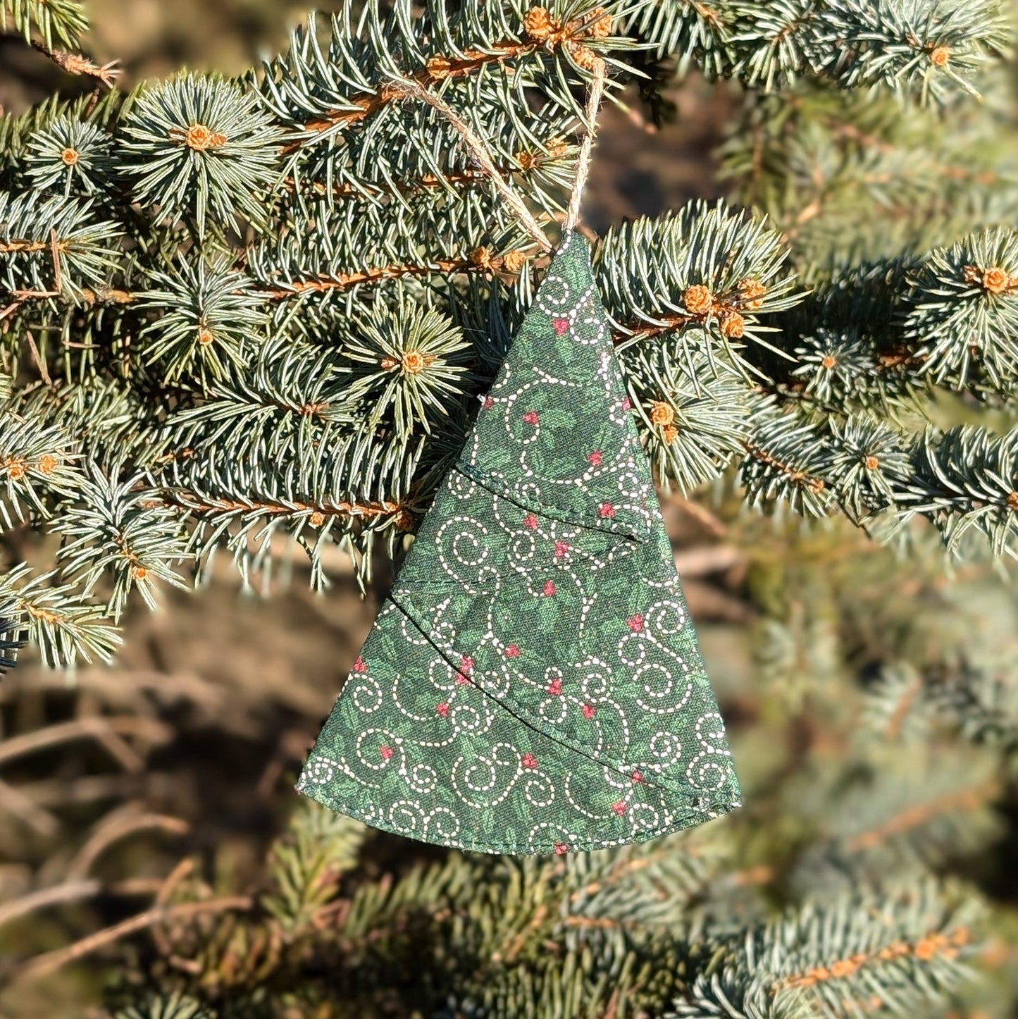 Christmas Tree Fabric Ornament