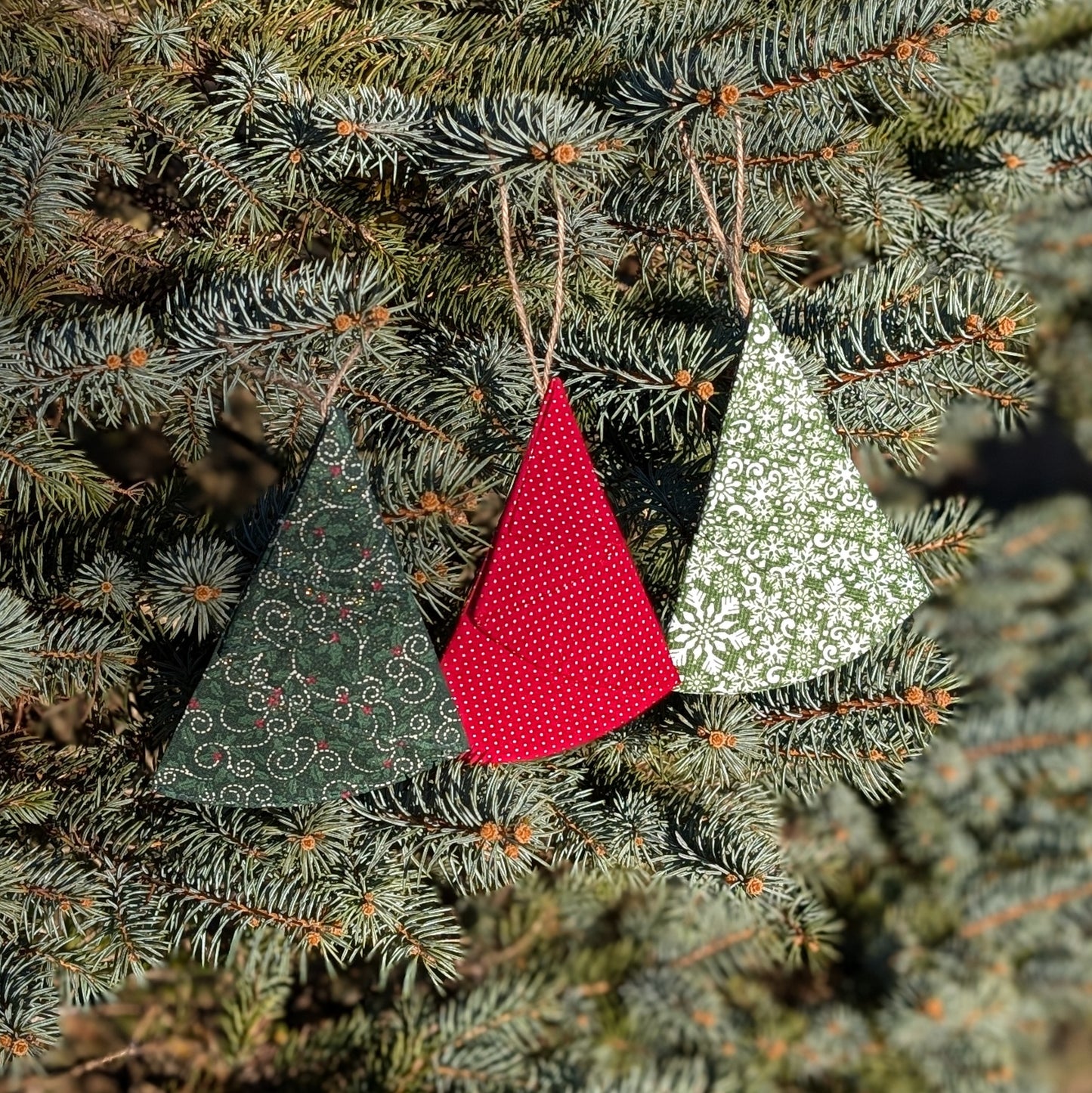 Christmas Tree Fabric Ornament