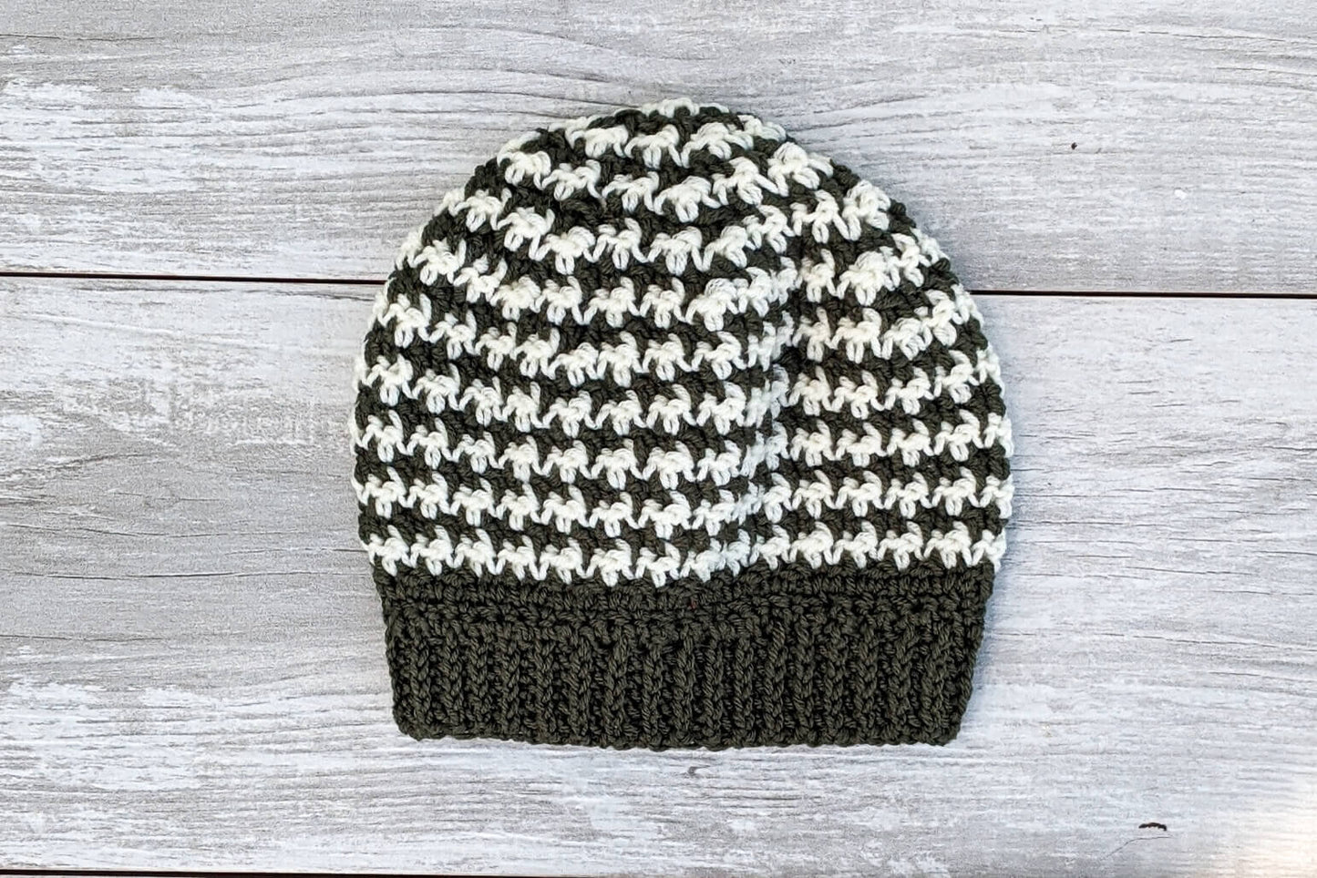 Reversible Houndstooth Beanie